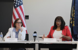 Representatives Andrea Salinas and Janelle Bynum host a roundtable with local business leaders and nonprofits on rural economic development.